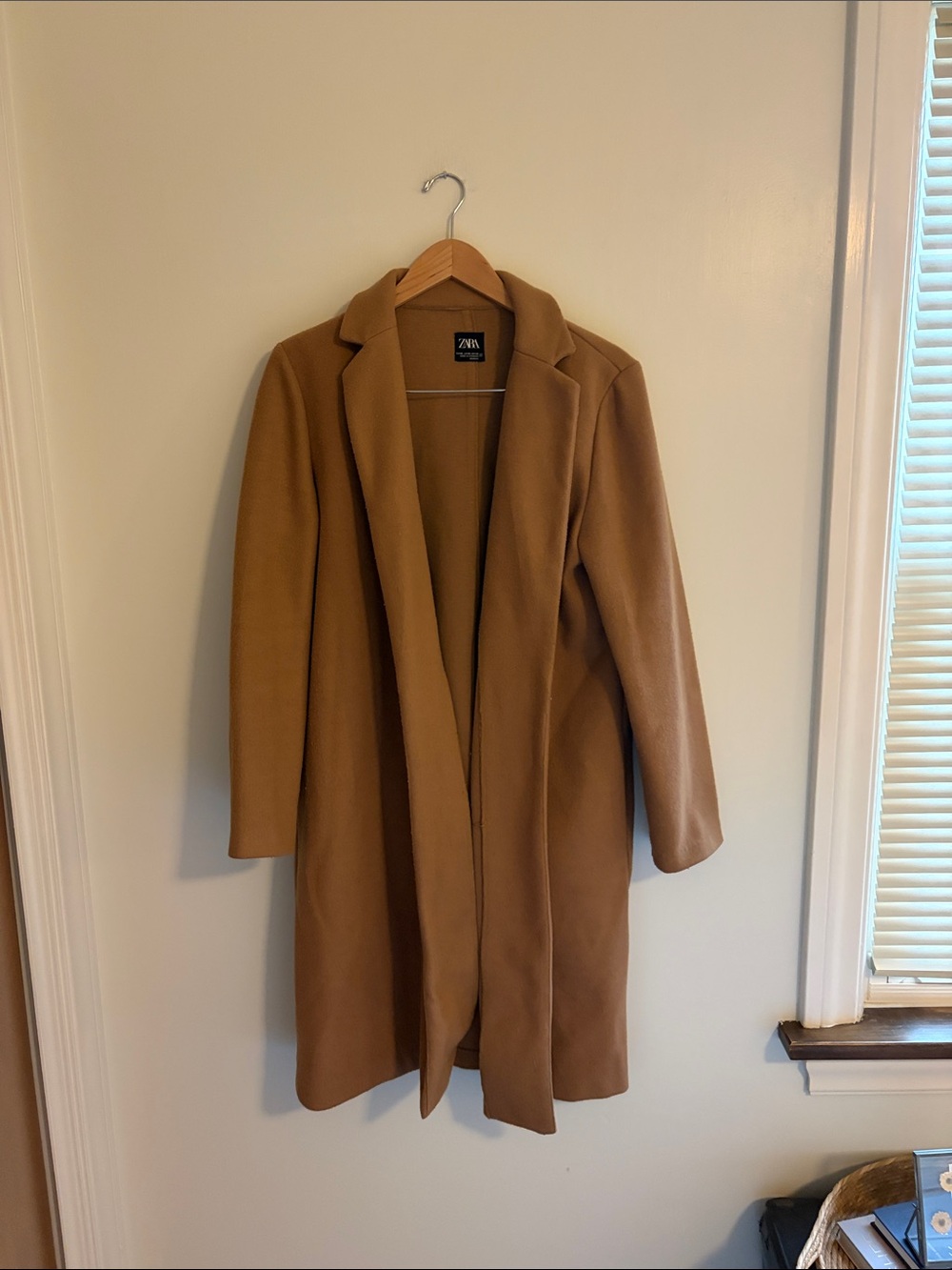 Zara Camel Tan Pea Coat